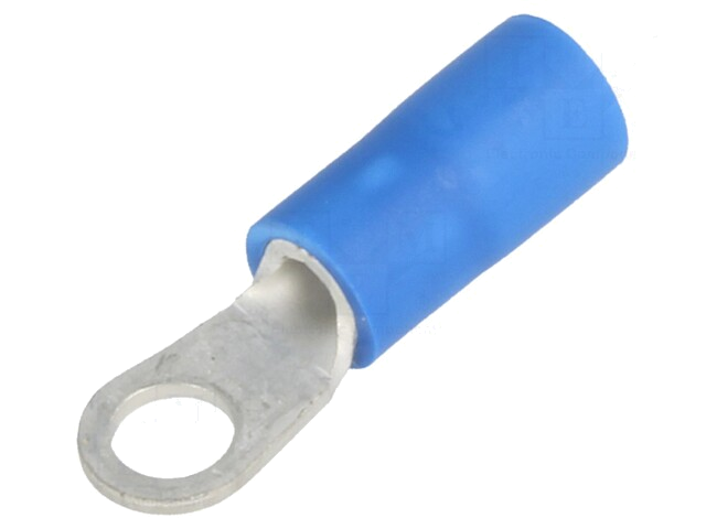 Uiteinde: oog; M3,5; Ø: 3,7mm; 1÷2,5mm2; klemmen; voor draad; blauw Uiteinde: oog; M3,5; Ø: 3,7mm; 1÷2,5mm2; klemmen; voor draad; blauw